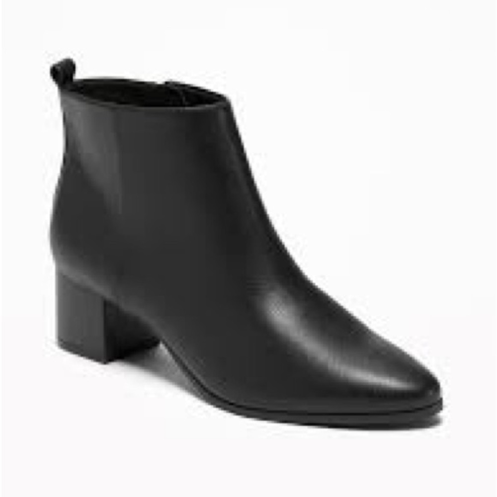 Old Navy Faux Leather Ankle Boot